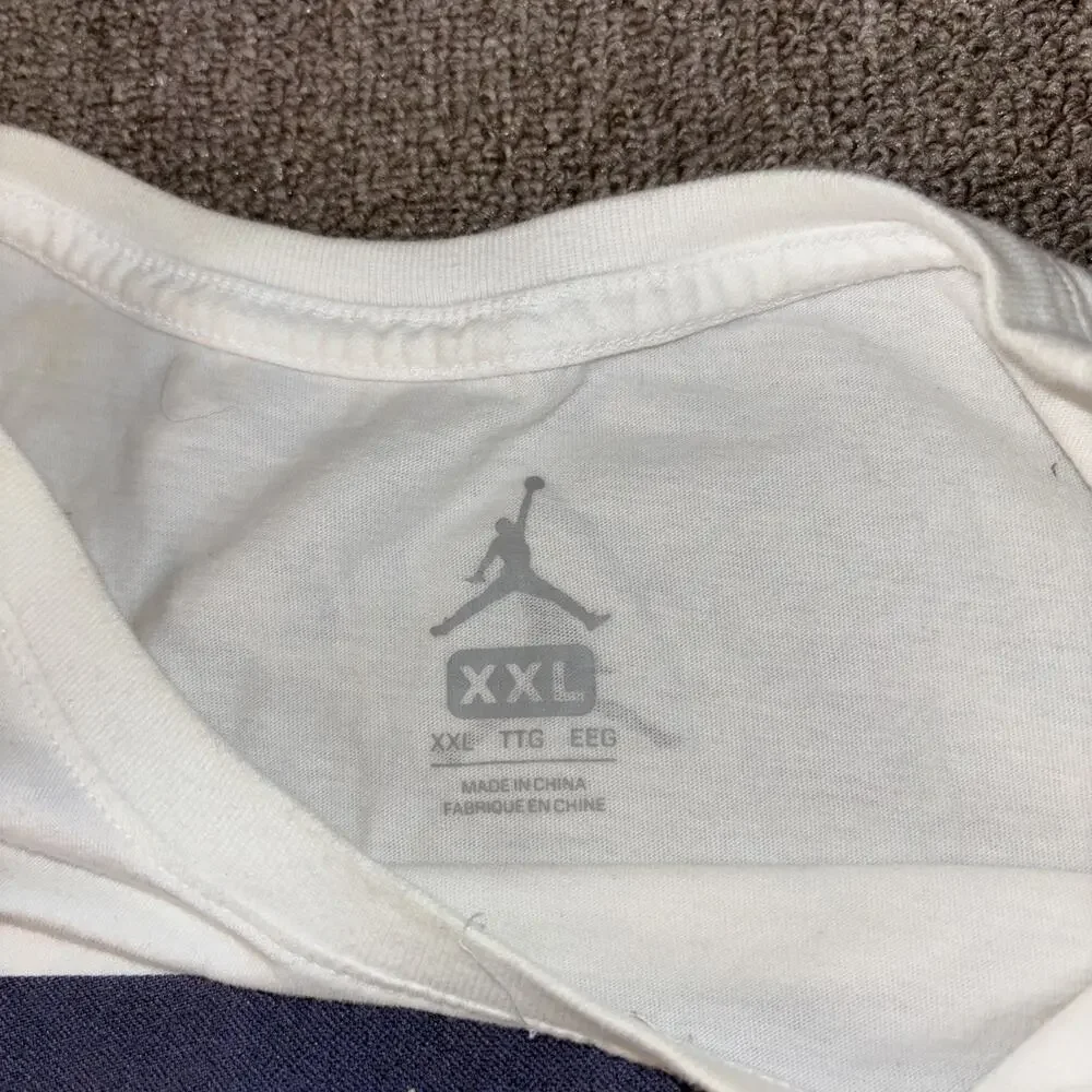 Air Jordan Michael Jorda Men’s T-shirt White 2XL Basketball Affirmation